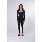 Long-Sleeve Jumpsuit