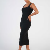 Sleeveless Ribbed Dress