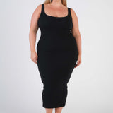 Sleeveless Ribbed Dress
