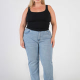 Ribbed Fitted Singlet