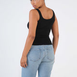 Ribbed Fitted Singlet
