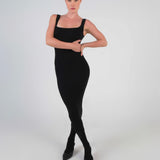 Sleeveless Ribbed Dress