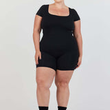 Short-Sleeve Jumpsuit
