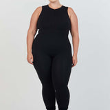 Sleeveless Zip Jumpsuit