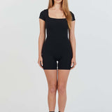 Short-Sleeve Jumpsuit