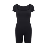 Short-Sleeve Jumpsuit