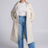 Cream Trench Coat