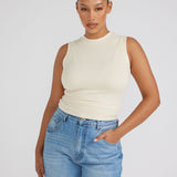 Cream Tank