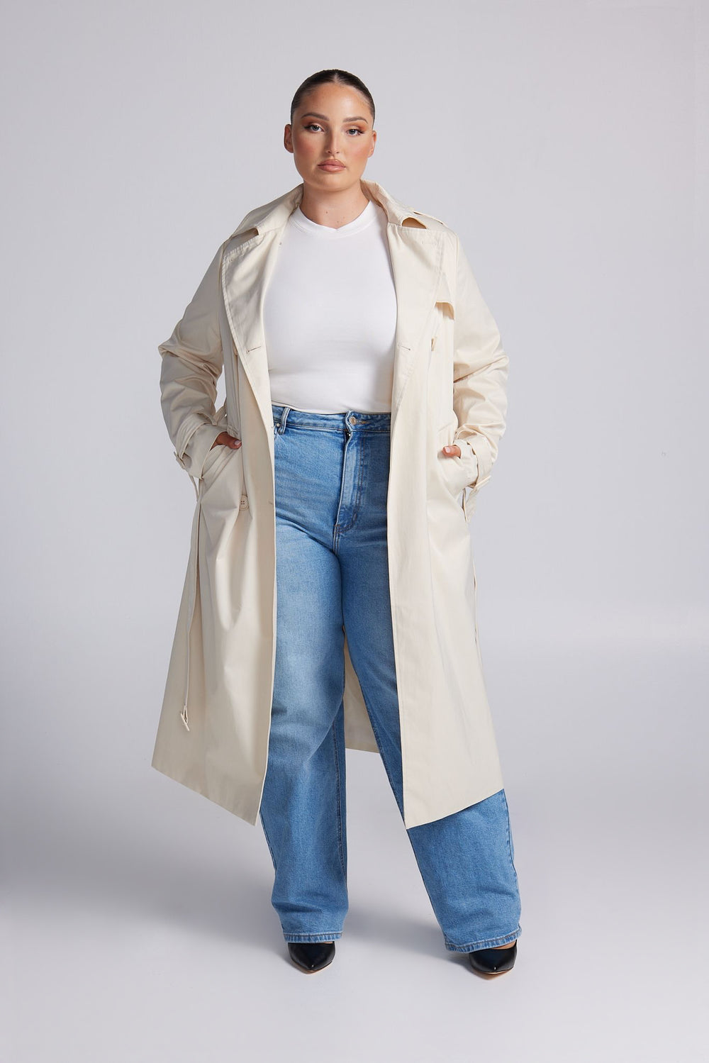Cream Trench Coat Jorjaandjoseph 